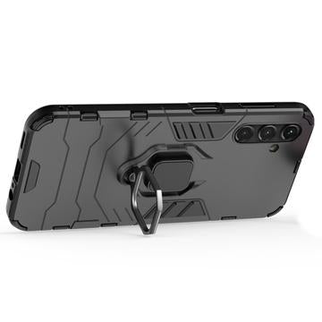 Samsung Galaxy A14/A14 5G Hybrid Cover med Ring Holder - Sort