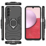 Samsung Galaxy A14/A14 5G Hybrid Cover med Ring Holder - Sort