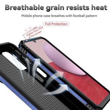 Samsung Galaxy A14/A14 5G Roterende Ring Hybrid Cover med Kameraskjold - Blå
