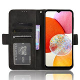 Samsung Galaxy A15 Pung Cover med Kortholder - Sort