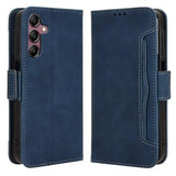 Samsung Galaxy A15 Pung Cover med Kortholder - Blå