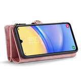 Samsung Galaxy A15 Caseme 008 2-i-1 Multifunktionel Pung - Pink