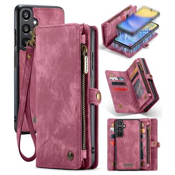 Samsung Galaxy A15 Caseme 008 2-i-1 Multifunktionel Pung - Rød