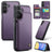 Samsung Galaxy A15 Caseme C22-etui RFID-kortpung - lilla