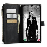 Samsung Galaxy A15 Caseme C30 Multifunktionel Pung - Sort