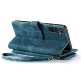 Samsung Galaxy A15 Caseme C30 Multifunktionel Pung - Blå