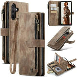 Samsung Galaxy A15 Caseme C30 Multifunktionel Pung - Brun