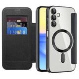 Samsung Galaxy A15 Flip cover med kortholder - MagSafe-kompatibel - Sort