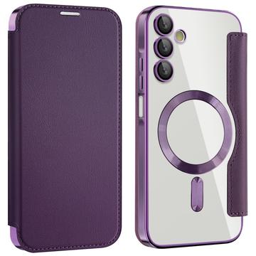 Samsung Galaxy A15 Flip cover med kortholder - MagSafe-kompatibel - Lilla