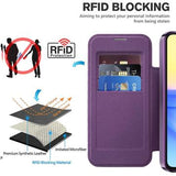 Samsung Galaxy A15 Flip cover med kortholder - MagSafe-kompatibel - Lilla