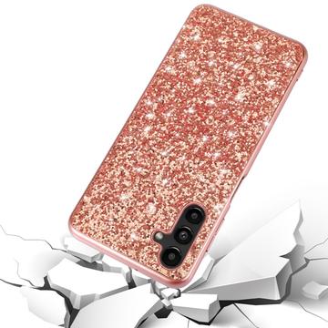 Samsung Galaxy A15 Glitter Series Hybrid Cover - Sølv