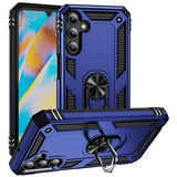 Samsung Galaxy A15 Hybrid Cover med Ring Holder - Blå