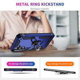 Samsung Galaxy A15 Hybrid Cover med Ring Holder - Blå
