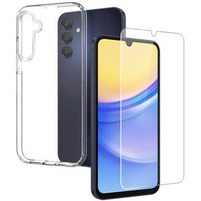 Samsung Galaxy A15 Northjo 2-i-1 Beskyttelsessæt - Klar