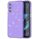 Samsung Galaxy A15 Stylish Glitter Series TPU Cover - Gennemsigtig Lilla