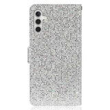 Samsung Galaxy A15 Stilfuldt glitterpungetui - sølv