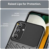Samsung Galaxy A15 Thunder Series TPU Cover - Sort