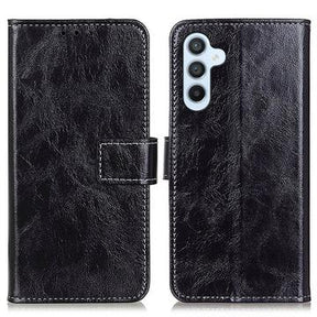 Samsung Galaxy A15 Pung Taske med Magnetisk Lukning - Sort