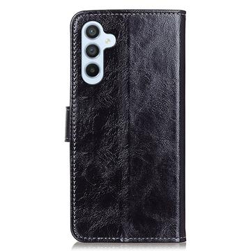 Samsung Galaxy A15 Pung Taske med Magnetisk Lukning - Sort