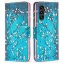 Samsung Galaxy A15 Wonder Series Pung - Hvid Blomster