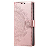 Samsung Galaxy A16 Mandala Serie Pung Etui - Rødguld