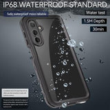 Samsung Galaxy A16 Redpepper IP68 Vandtæt Cover - Sort / Klar