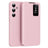 Samsung Galaxy A16 Smart Clear View Flip etui med kortplads - Pink