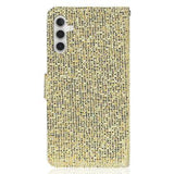 Samsung Galaxy A16 Stilfuldt glitterpungetui - guld