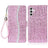 Samsung Galaxy A16 Stilfuldt glitterpungetui - pink