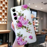 Samsung Galaxy A16 Stilfuld Ultra-Slim TPU Cover - Rose Blomst