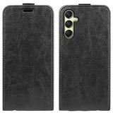 Samsung Galaxy A16 Vertikal Flip Cover med Kortholder - Sort