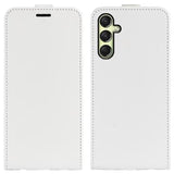 Samsung Galaxy A16 Vertikal Flip Cover med Kortholder - Hvid