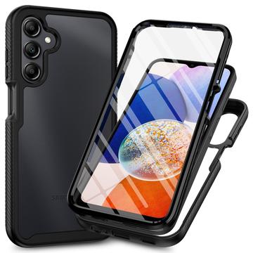 Samsung Galaxy A17 360 Beskyttelse Cover - Sort / Klar