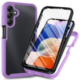 Samsung Galaxy A17 360 Beskyttelse Cover - Lilla / Klar