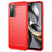 Samsung Galaxy A17/F17/M17 Børstet TPU Cover - Karbonfiber - rød