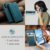 Samsung Galaxy A17 Caseme 013 Series Pung - Blå