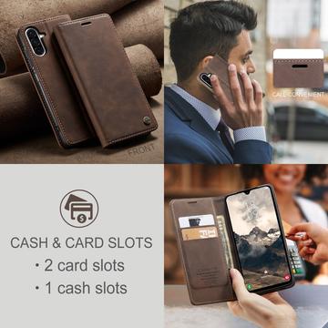 Samsung Galaxy A17 Caseme 013 Series Pung - Kaffe