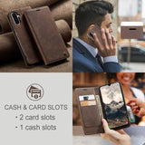 Samsung Galaxy A17 Caseme 013 Series Pung - Kaffe