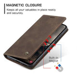 Samsung Galaxy A17 Caseme 013 Series Pung - Kaffe