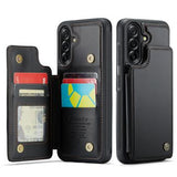 Samsung Galaxy A17 Caseme C22-etui RFID-kortpung - Sort