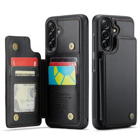 Samsung Galaxy A17 Caseme C22-etui RFID-kortpung - Sort
