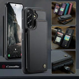 Samsung Galaxy A17 Caseme C22-etui RFID-kortpung - Sort