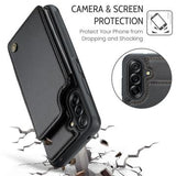 Samsung Galaxy A17 Caseme C22-etui RFID-kortpung - Sort