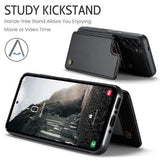 Samsung Galaxy A17 Caseme C22-etui RFID-kortpung - Sort