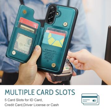 Samsung Galaxy A17 Caseme C22-etui RFID-kortpung - grøn