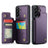 Samsung Galaxy A17 Caseme C22-etui RFID-kortpung - lilla