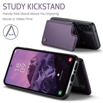 Samsung Galaxy A17 Caseme C22-etui RFID-kortpung - lilla