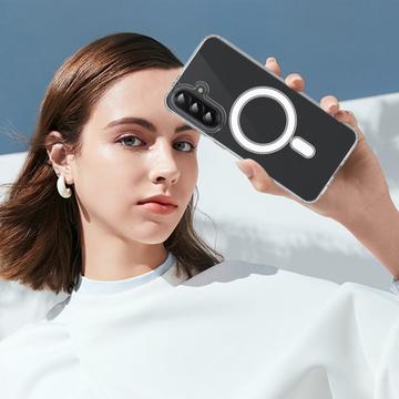 Samsung Galaxy A17 Hybrid Cover - MagSafe Kompatibel - Gennemsigtig