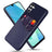 Samsung Galaxy A17 KSQ Cover med Kortholder - Blå