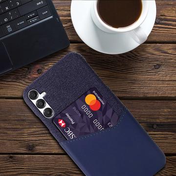 Samsung Galaxy A17 KSQ Cover med Kortholder - Blå